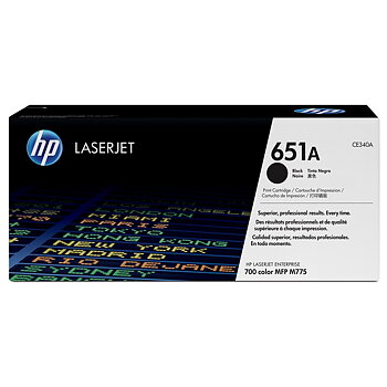Laser HP CE340A 700 Color Mfp M775 musta