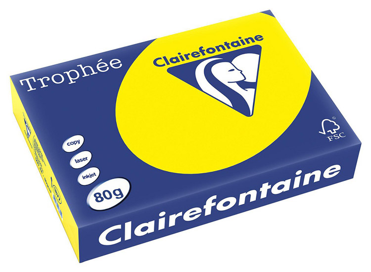 TROPHEE 1877 PAPERI A4 80G KELTAINEN