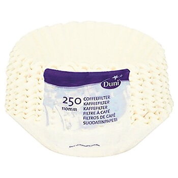 Suodatinpaperi Duni110mm valk/250 1,8l