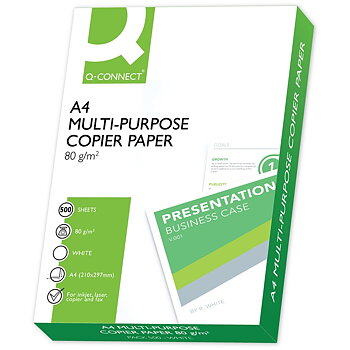 Kopiopaperi Q-Connect A4 80g/500
