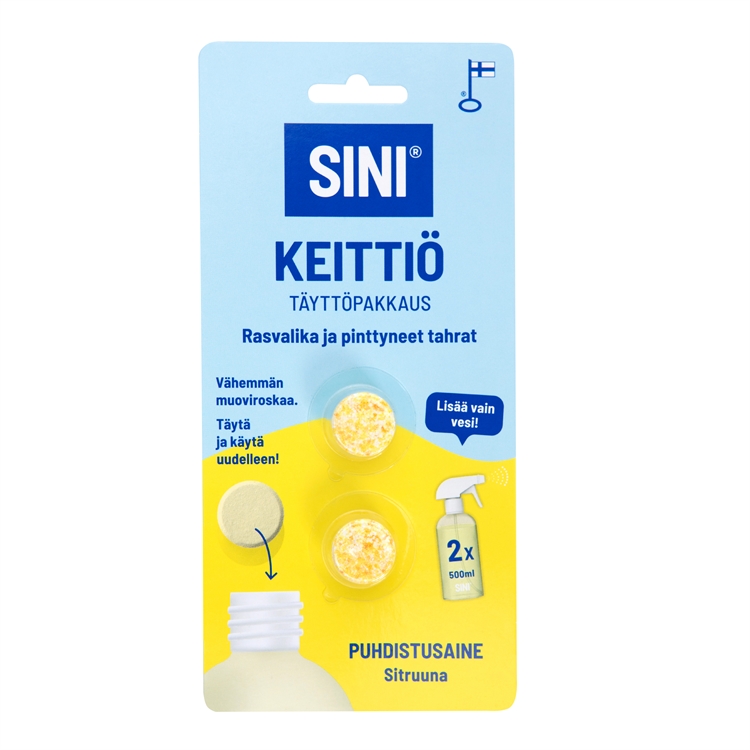 Puhdistustabletti Sini Keittiö täyttö/2