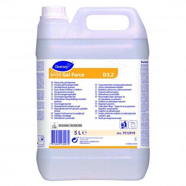 Rasvalian poistoon Suma&nbsp;Gel&nbsp;Forse 5L x2