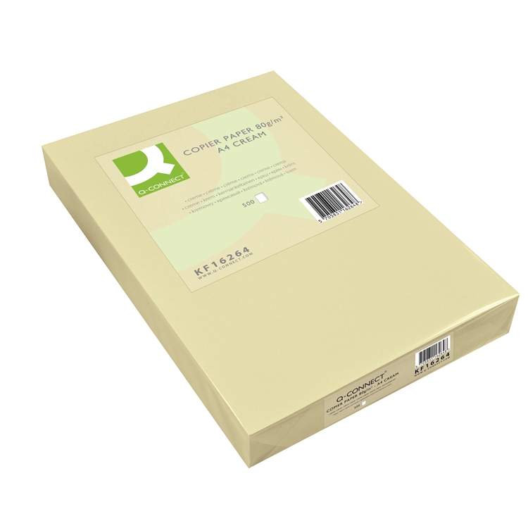Kopiopap Q-Connect A4 80g kerma/500
