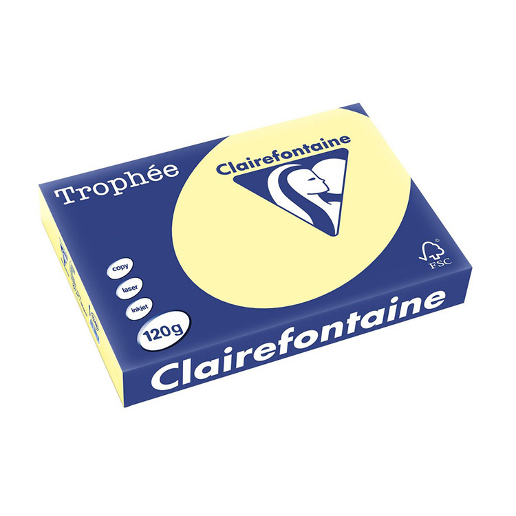 TROPHEE 1248 PAPERI A4 120G KANARIANKELT
