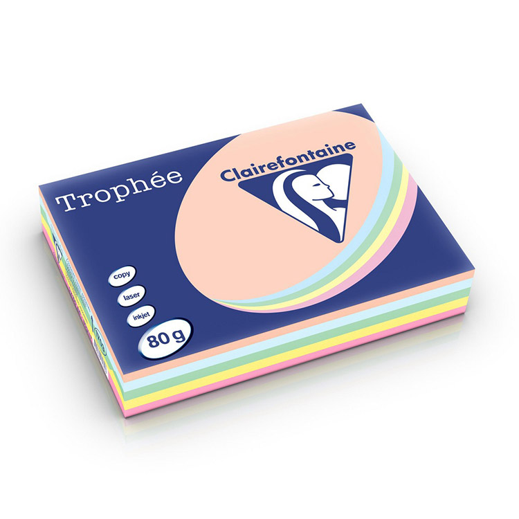 TROPHEE 1703 PAPERI A4 80G LAJIT. PASTEL