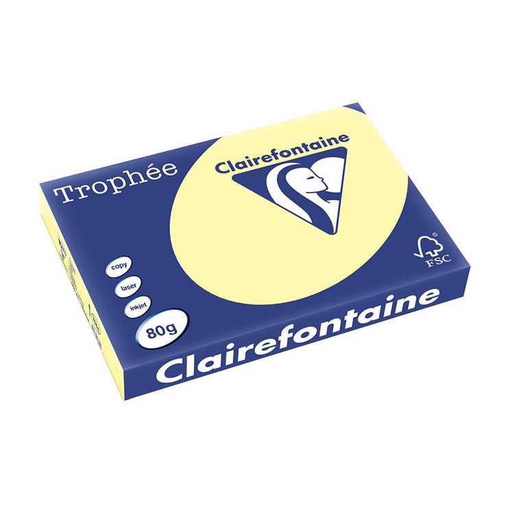TROPHEE 1884 PAPERI A3 80G KANARIANKELT