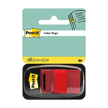 POST-IT 680-1 TEIPPIMERKKI PUNAINEN