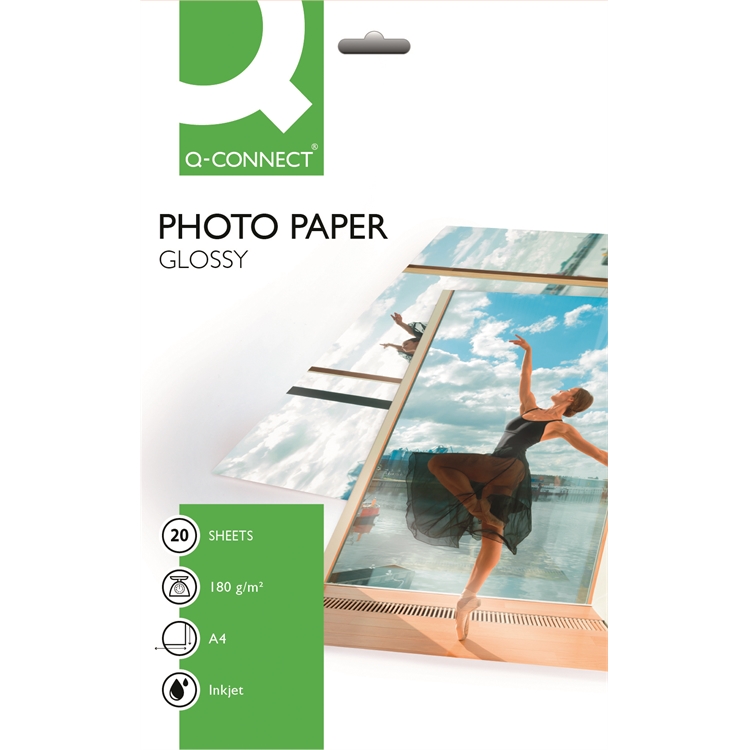 Photopaperi inkjet Q-Connect A4 180g/20