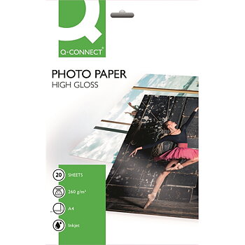 Photopaperi inkjet Q-Connect A4 260g/20