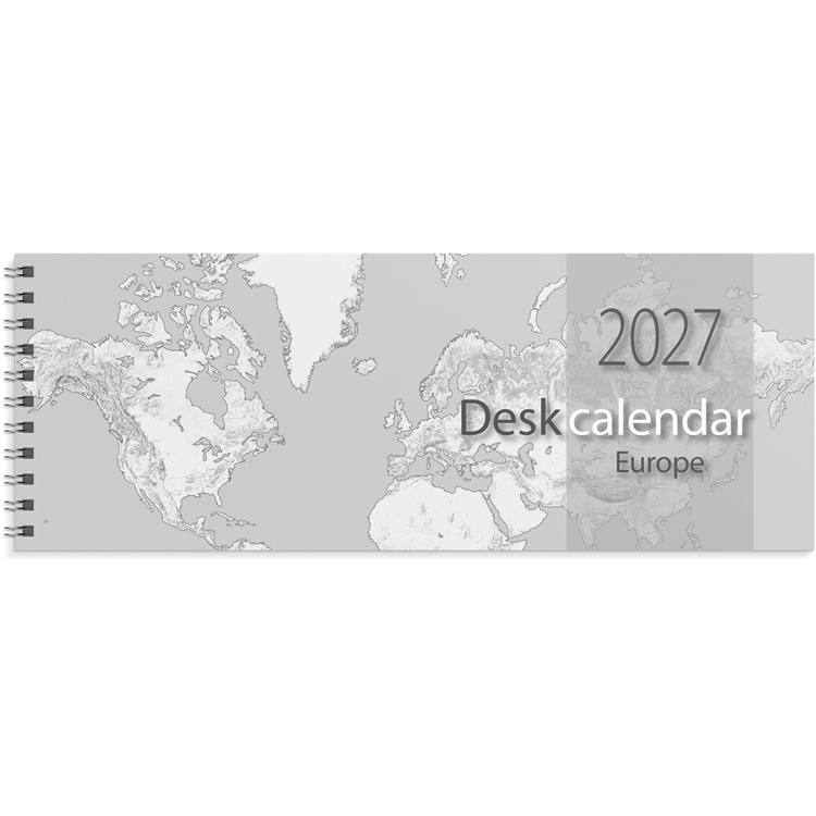 Desk calendar Europe2027
