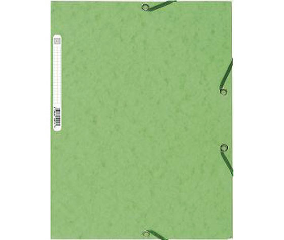 EXACOMPTA KULMALUKKOKANSIO A4 400G LIME
