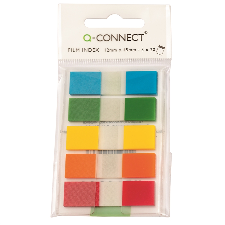 Teippimerkki Q-Connect 12x45mm 5 väriä