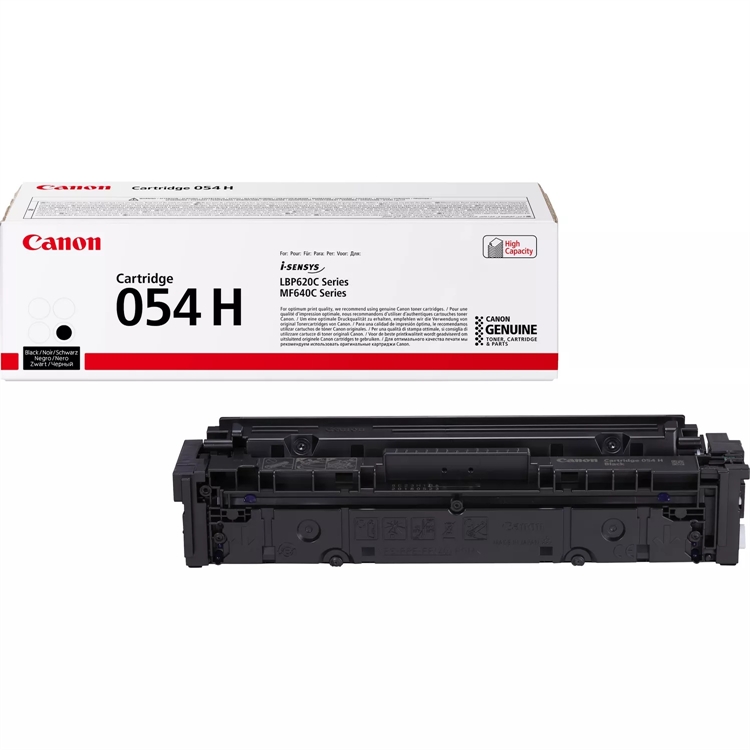 Laser Canon 054H BK LBP622/MF644 musta