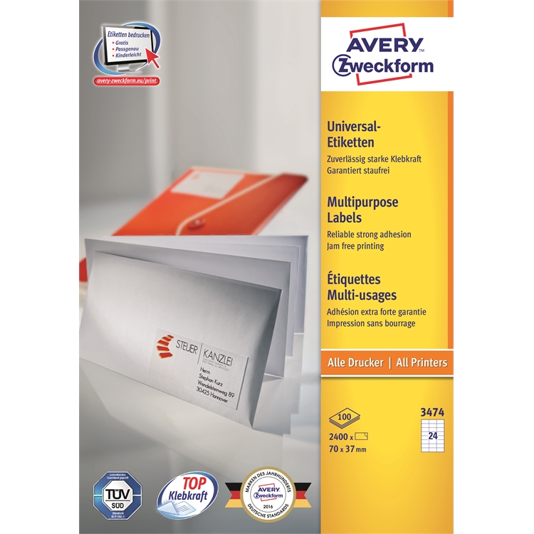 Monitoimitarra Avery 3474 70x37/2400