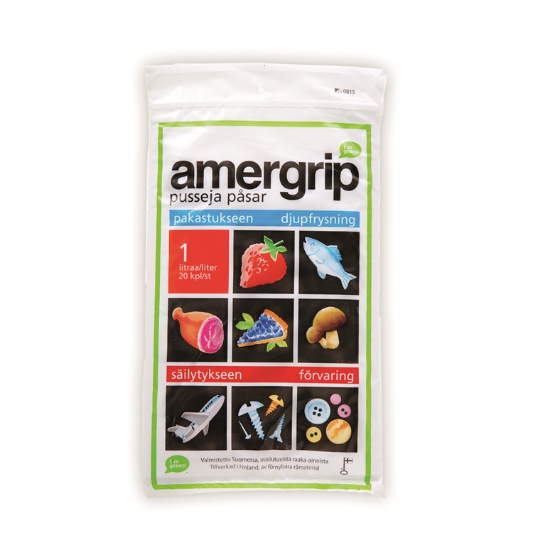 Grip-pussi Amer     grip 1 l/20 - 2
