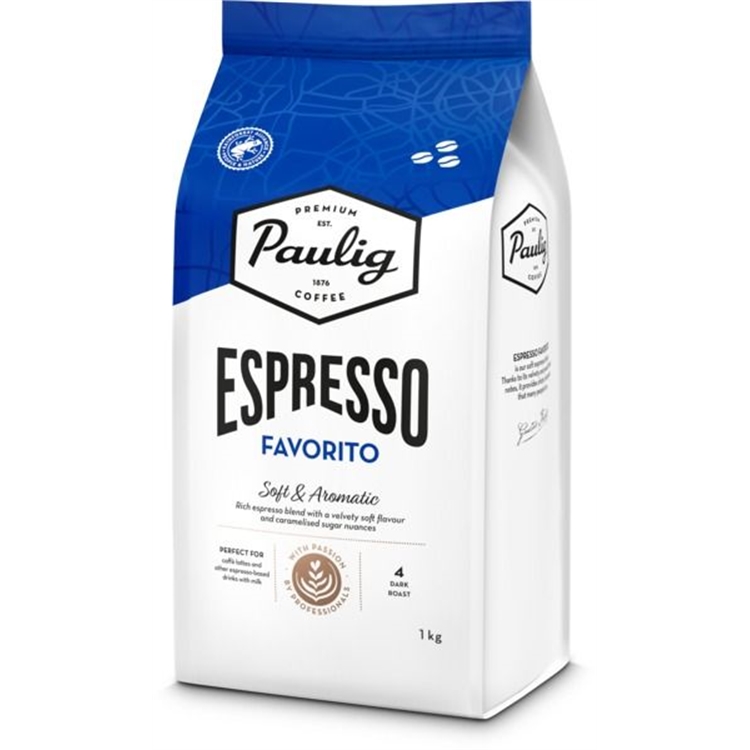 Paulig Espresso Favorito 4x1 kg papukahv - 2