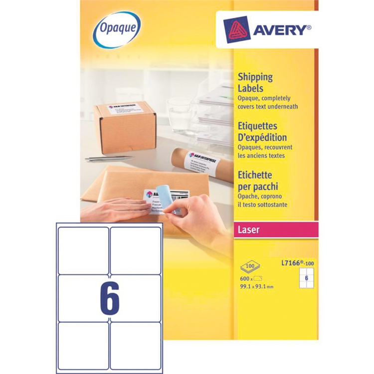 Laser Avery L7166B- 100 99,1x93,1/600