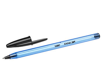BIC CRISTAL SOFT KUULAKÄRKIKYNÄ MUSTA
