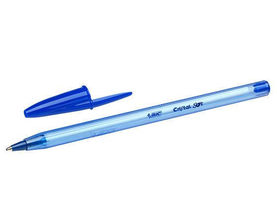 BIC CRISTAL SOFT KUULAKÄRKIKYNÄ SININEN