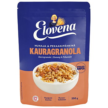 Kauragranola Elovena hunaja ja pekaanipä