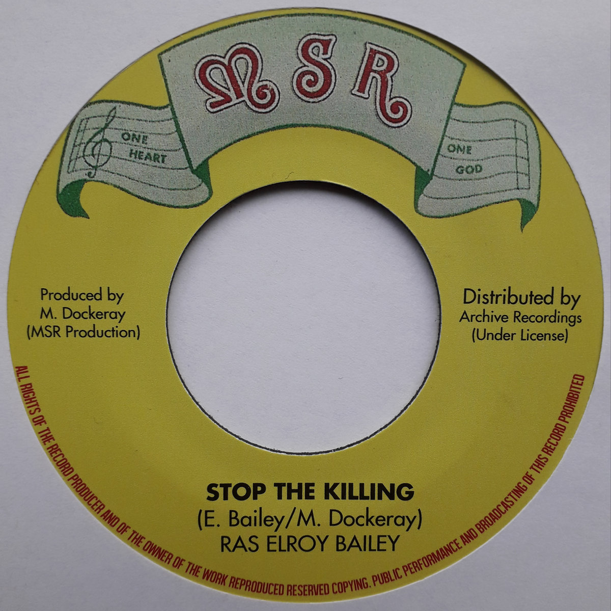 Ras Elroy Bailey - Stop The Killing