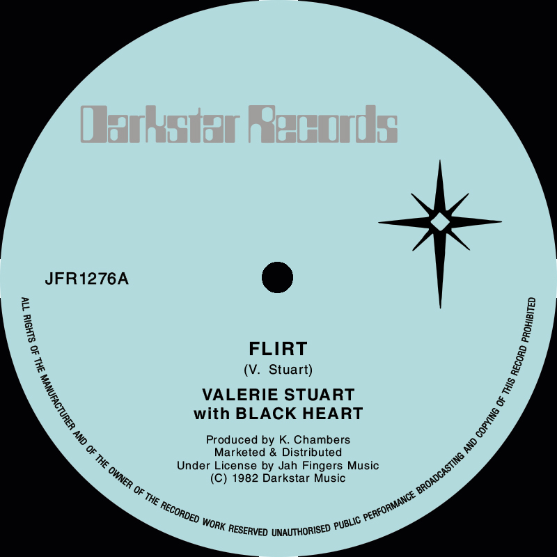 Valerie Stuart With Black Heart - Flirt