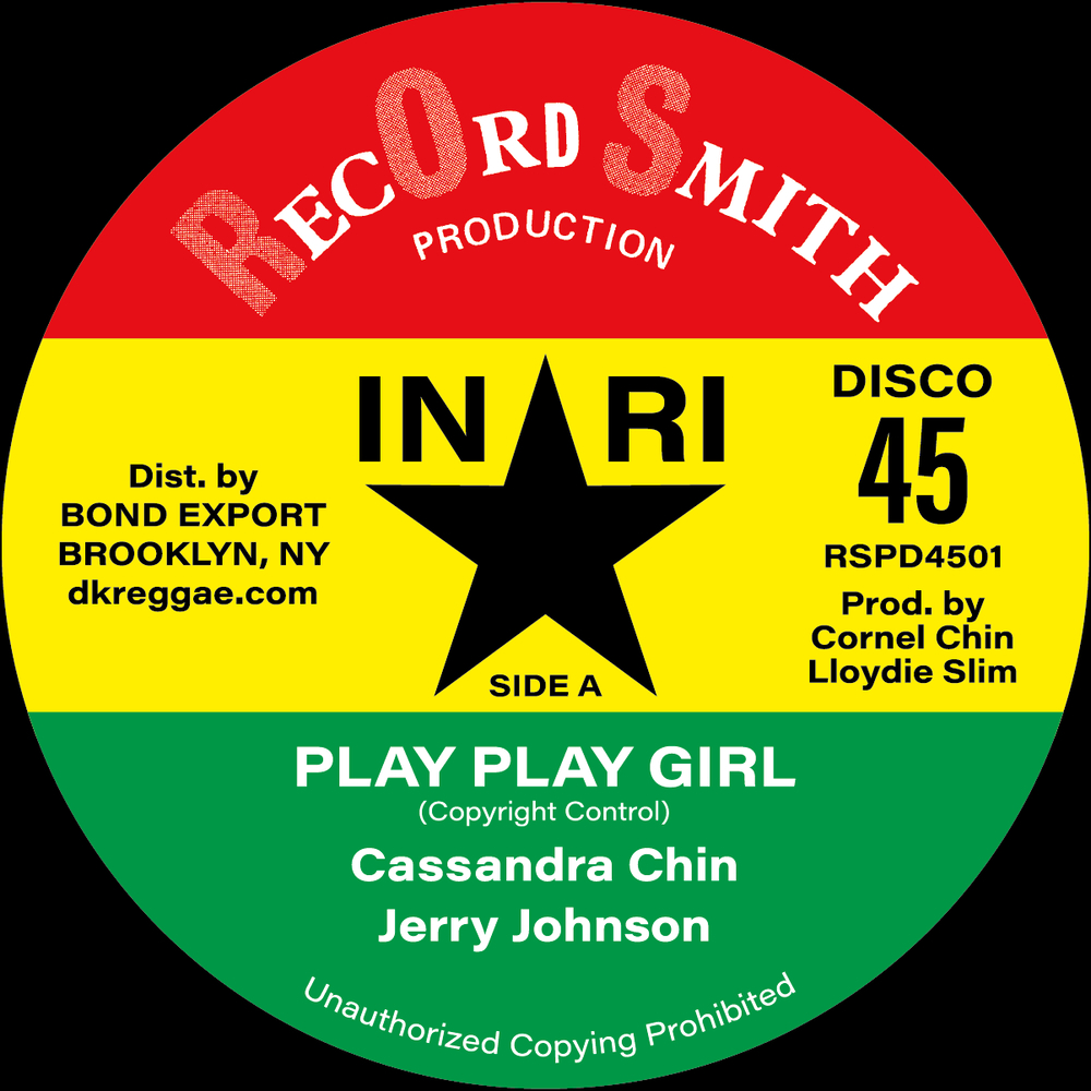 Cassandra Chin/Jerry Johnson - Play Play Girl/Ten  To One
