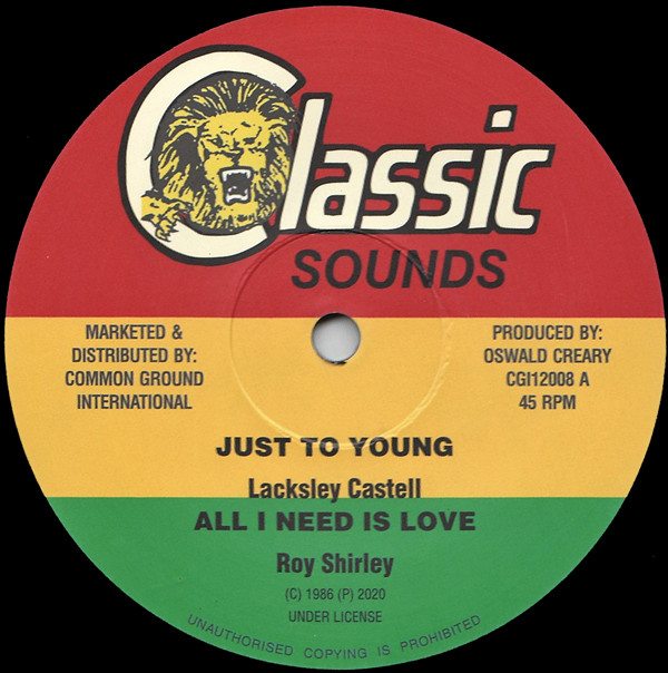 Lacksley Castell - Just Too Young