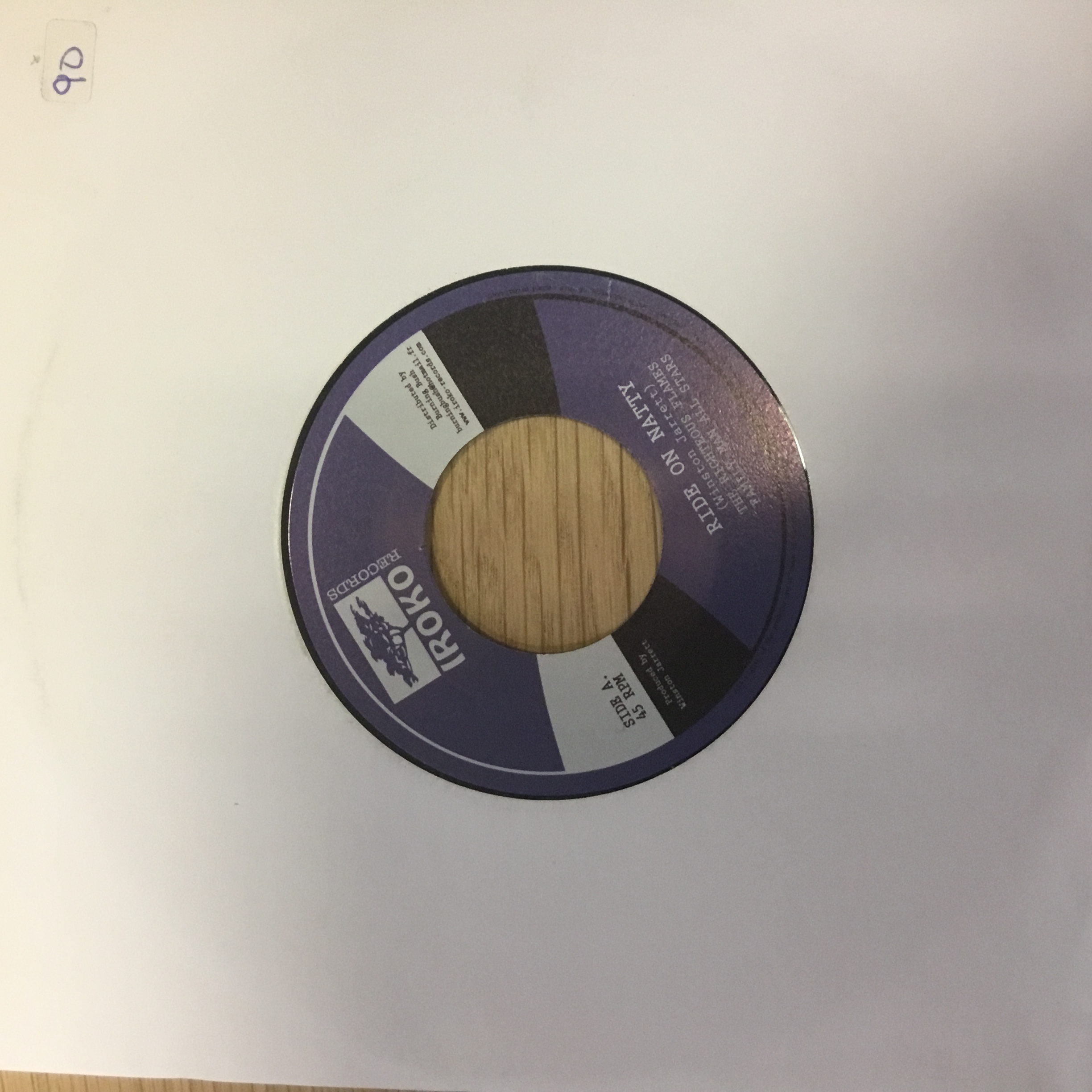 The Righteous Flames & Family Man All Stars ‎– Ride On Natty