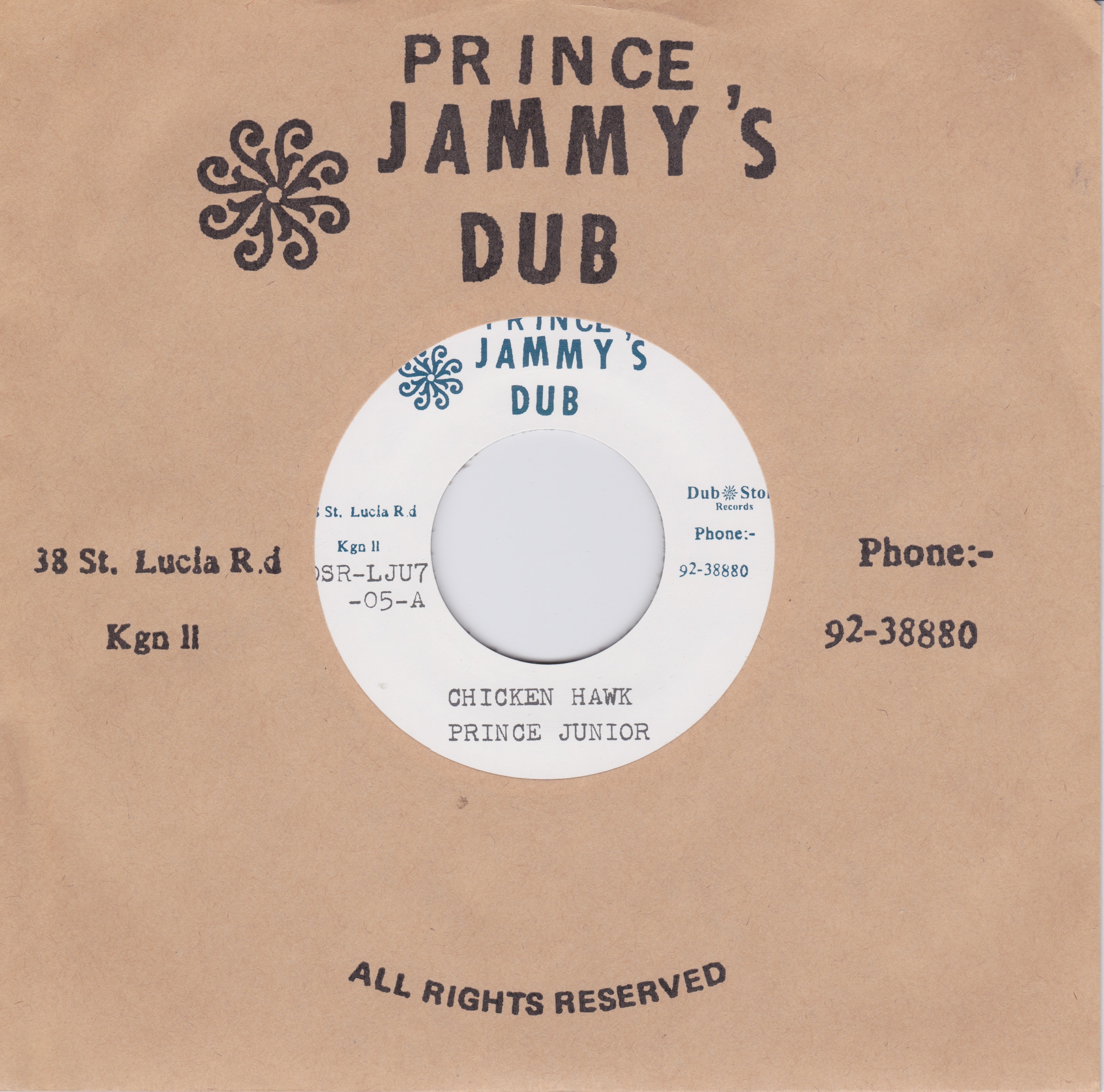 Prince Junior ‎– Chicken Hawk