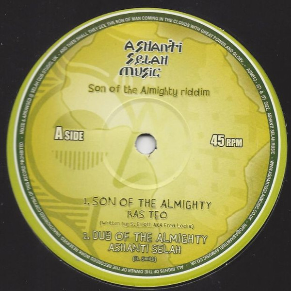 Ras Teo – Son Of The Almighty