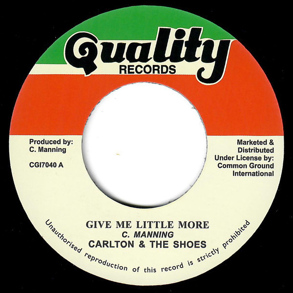 Carlton And The Shoes – Give Me Little More