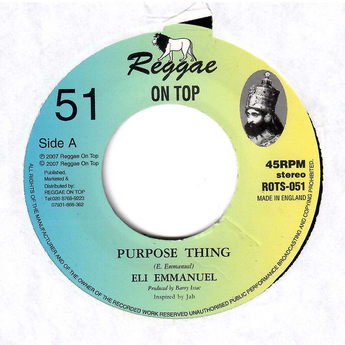 Eli Emmanuel - Purpose Thing