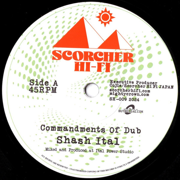 Shash Ital ‎– Commandments Of Dub