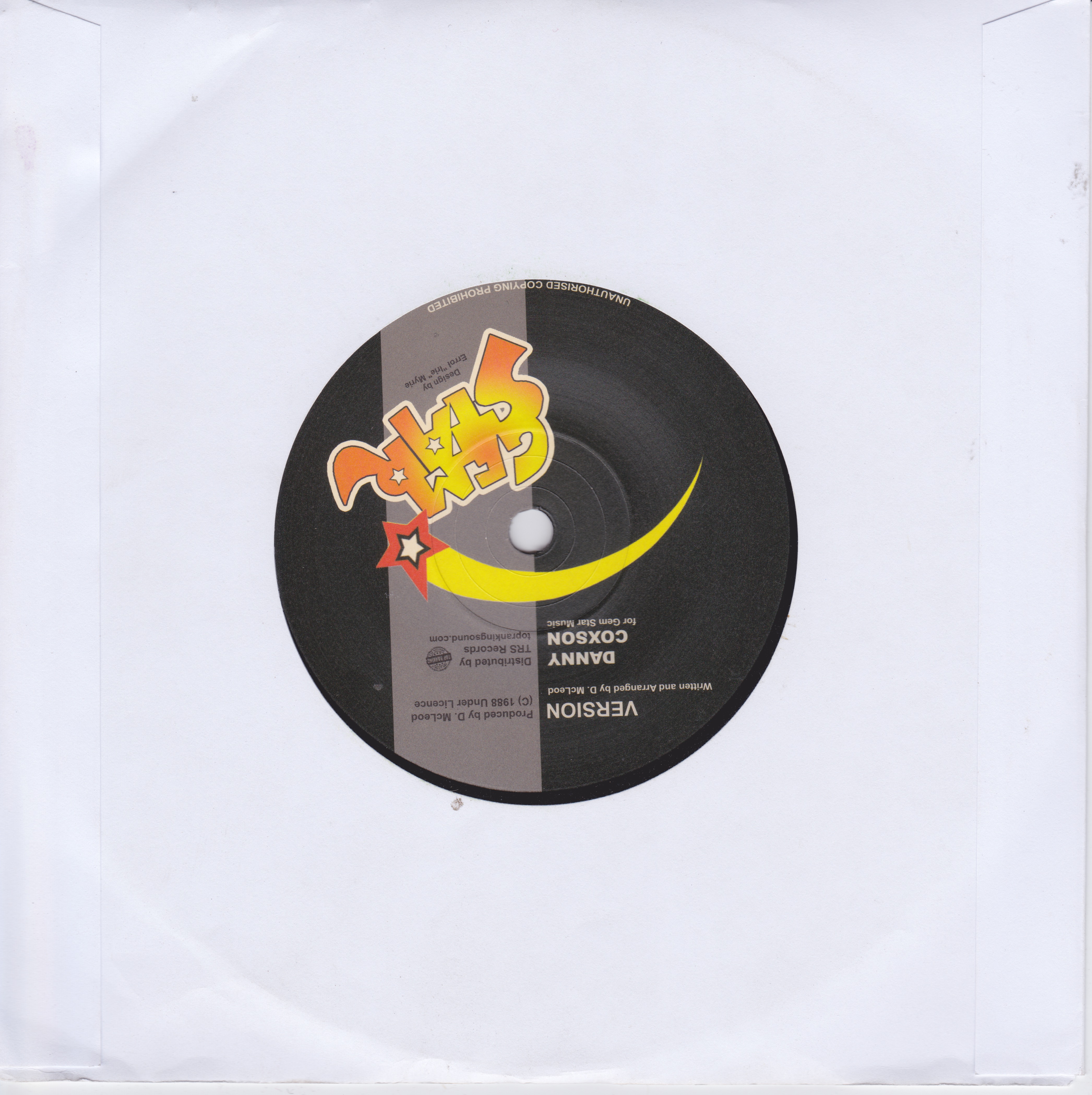 Danny Coxson ‎– One Girl Gone - 2