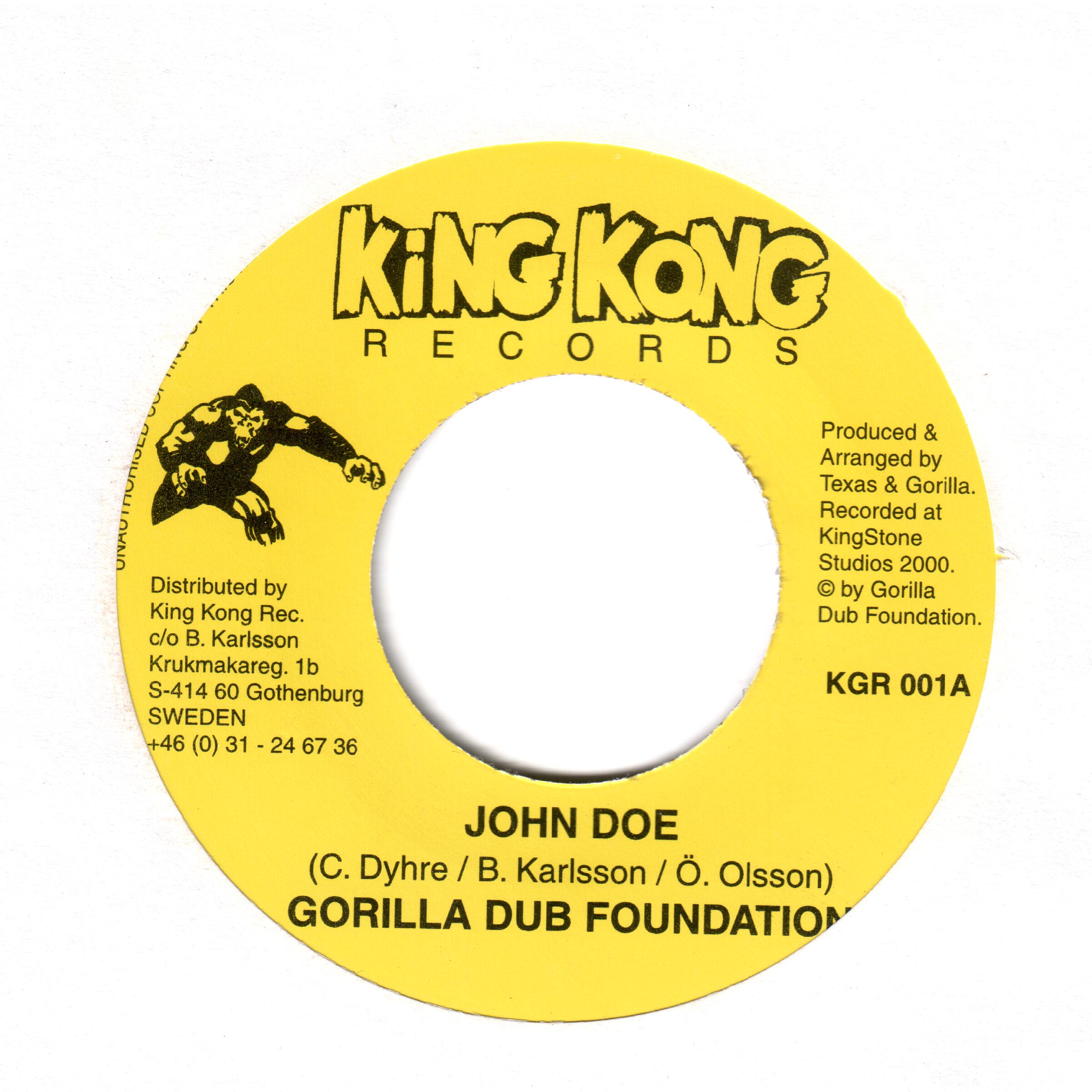 Gorilla Dub Foundation – John Doe