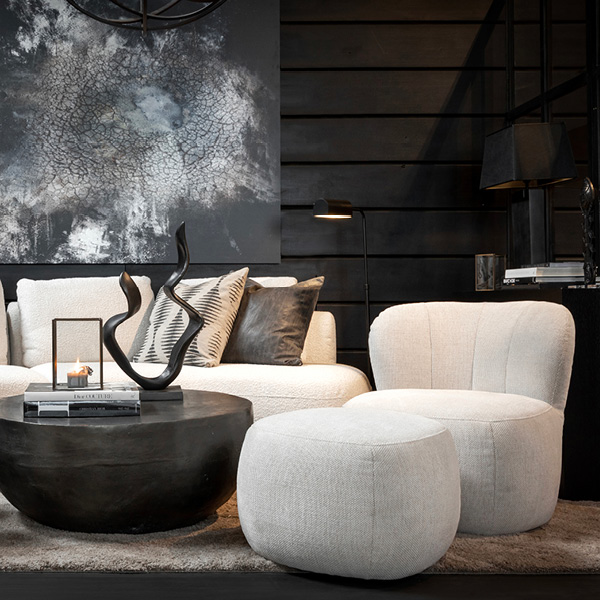 BILBAO Round footstool - 2