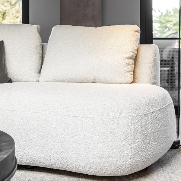 DIXON 2-seater fabric sofa - 4