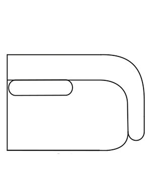 DIXON 1.5-seat section right