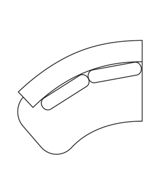 DIXON 2-sits sektion vänster