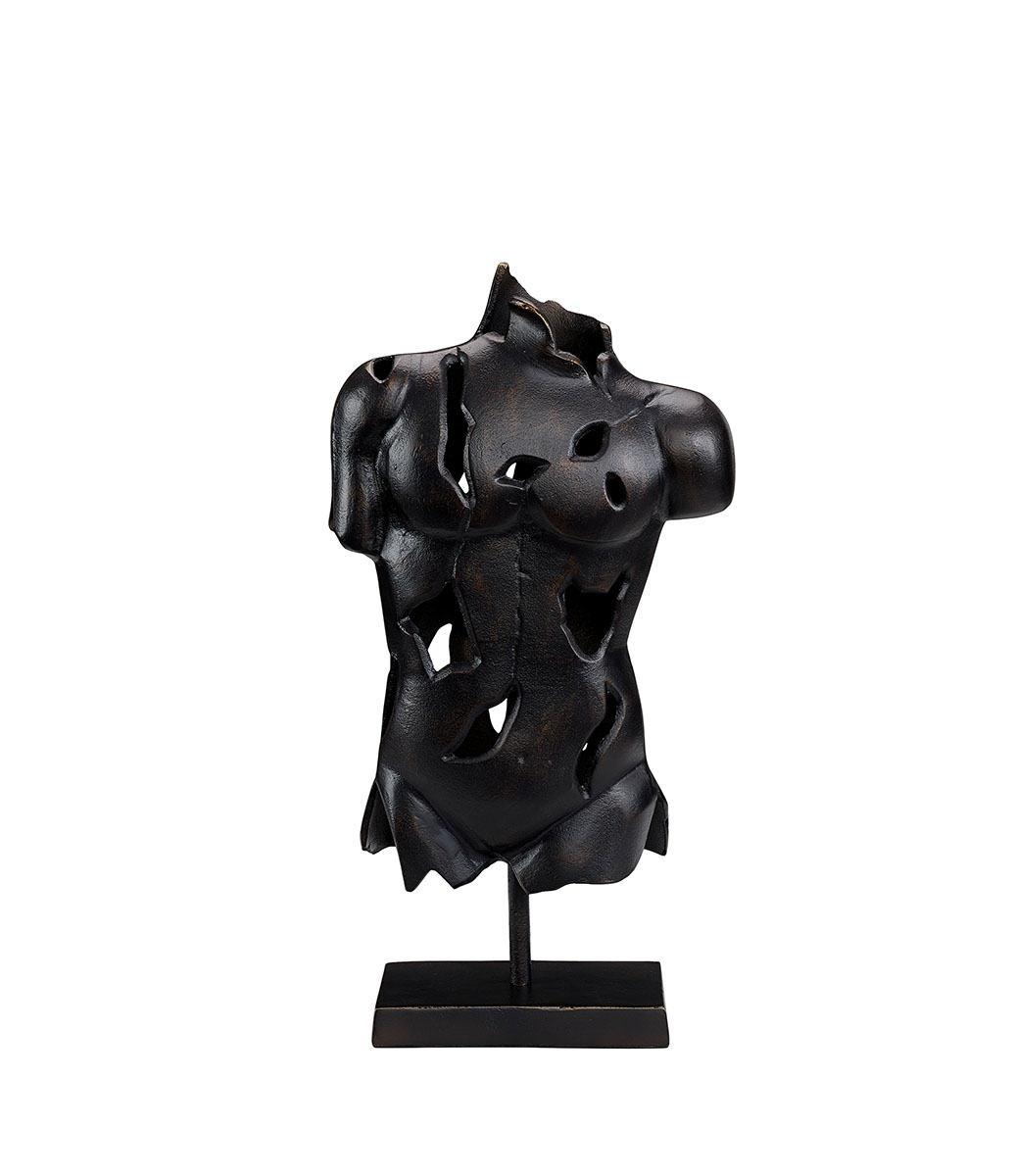 TORSO staty i metall