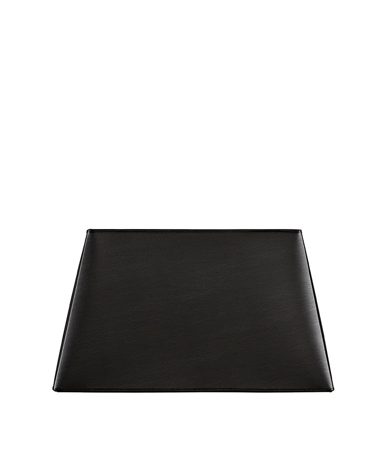 SHADE RECTANGULAR Leather ebony