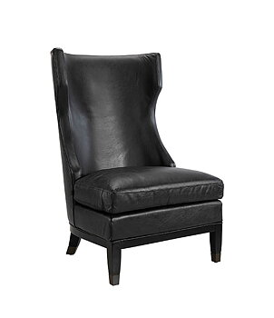 REED leather armchair
