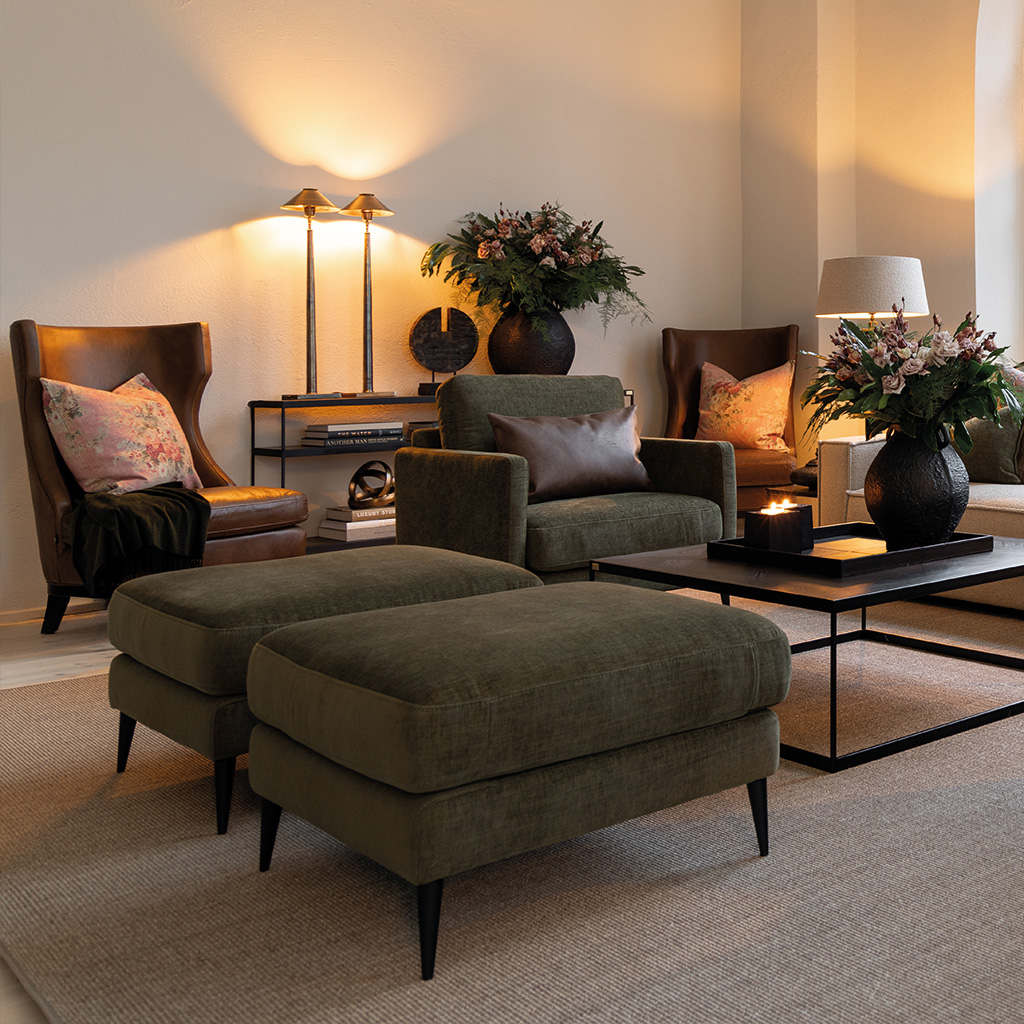 REED leather armchair - 3