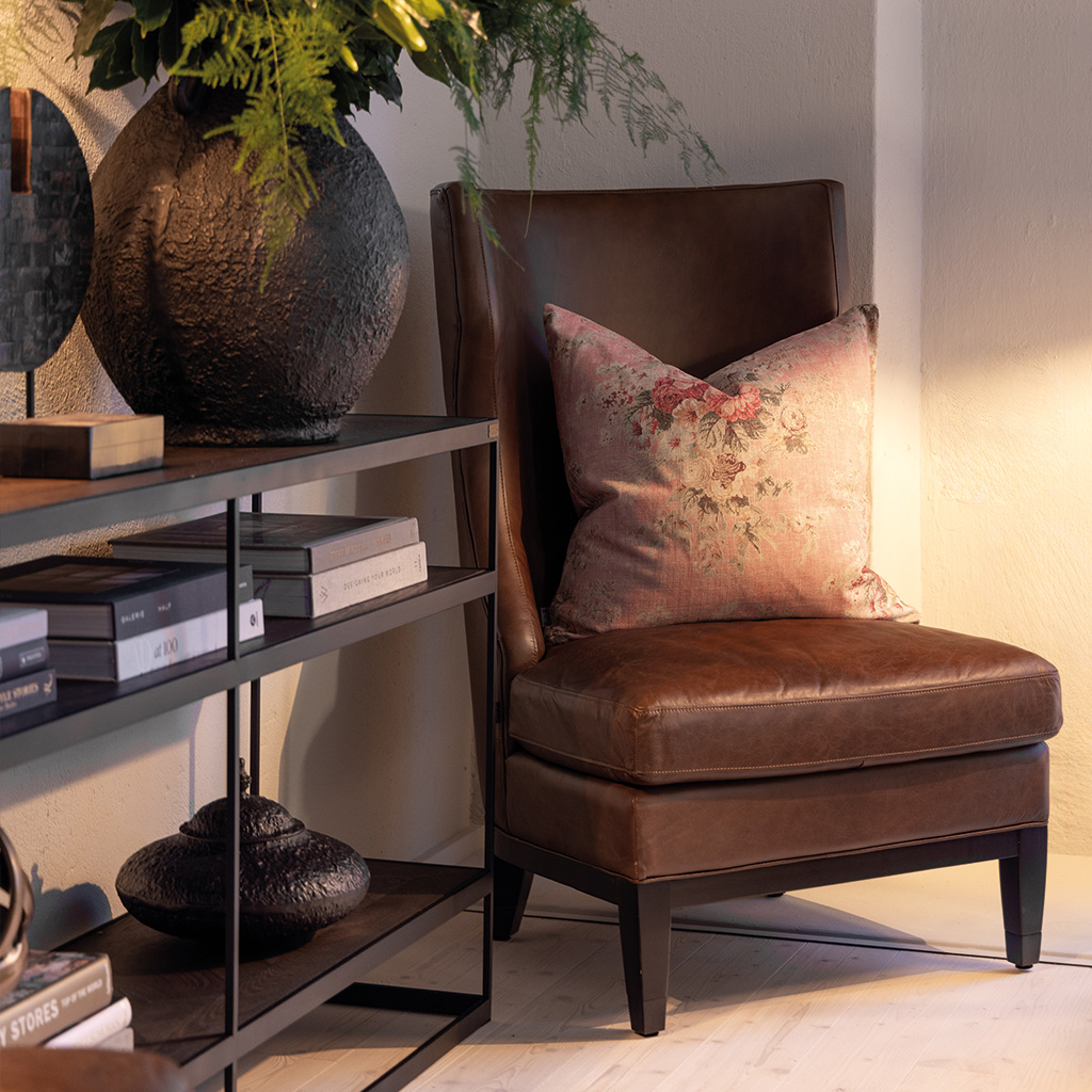 REED leather armchair - 2