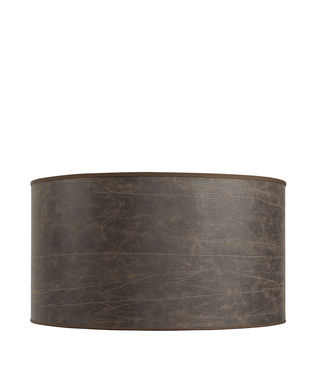 SHADE CYLINDER LEATHER PALE BROWN - Small