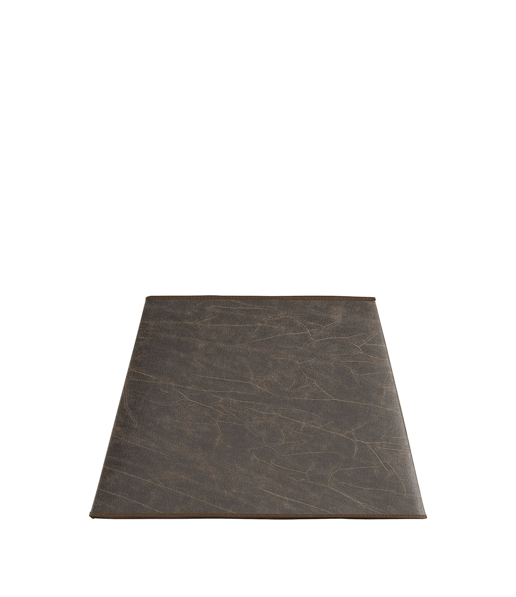 SHADE SQUARE Leather Pale Brown