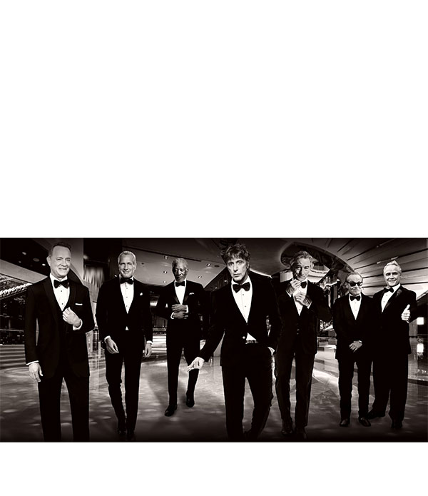 BIG SHOTS OF HOLLYWOOD fototavla - 250x120, Plexiglas