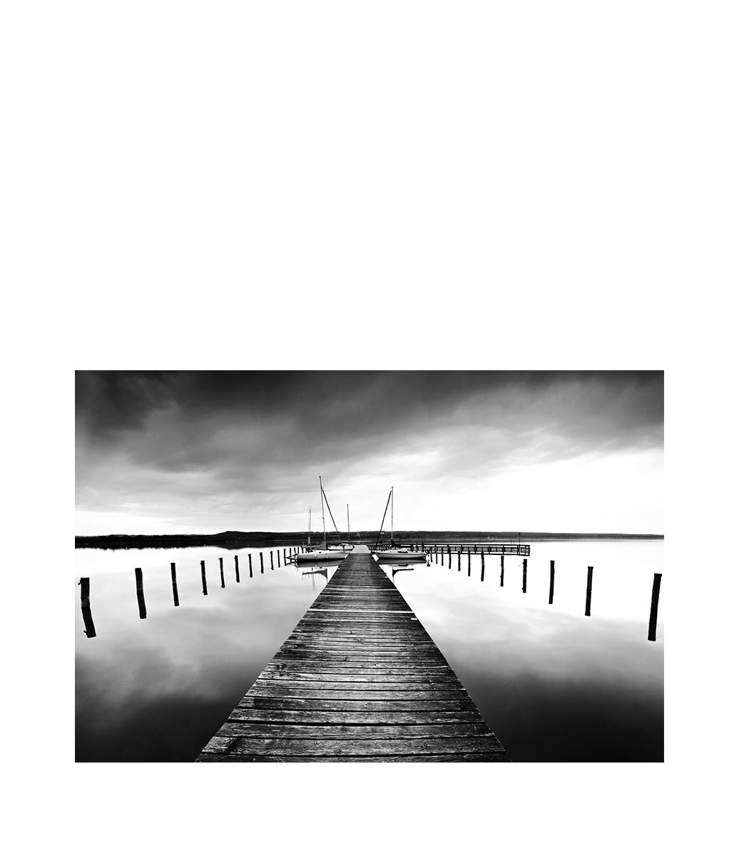 BOAT PIER Fototavla - 120x80, Plexiglas