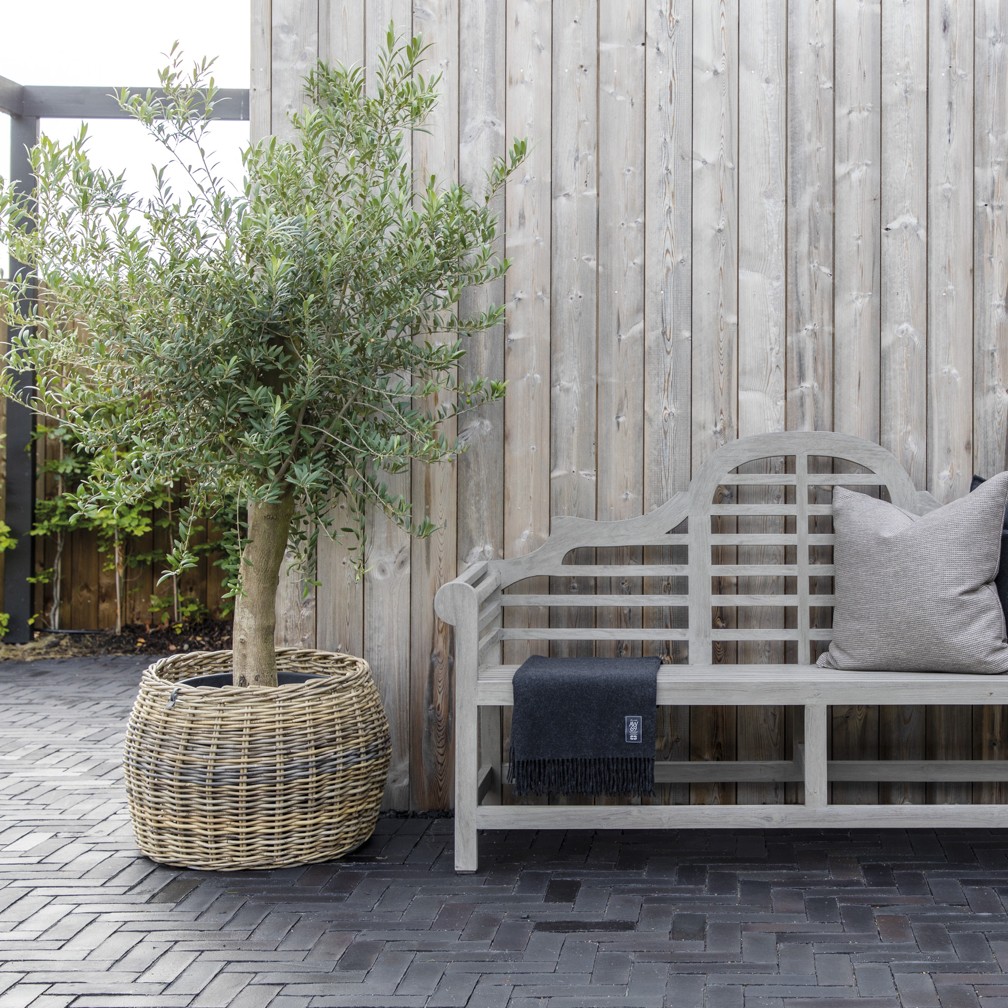 FLOWER PLANTER Rund korg - 3